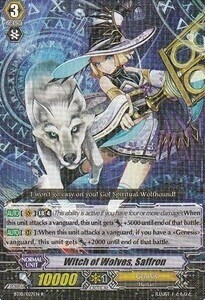 Witch of Wolves, Saffron Card Front