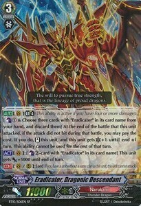 Eradicator, Dragonic Descendant Card Front