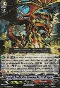 Eradicator, Gauntlet Buster Dragon Card Front