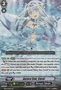 Aurora Star, Coral Card Front