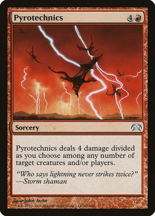 Pyrotechnics Card Front
