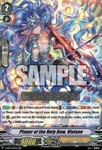 Player of the Holy Bow, Viviane [V Format] Card Front
