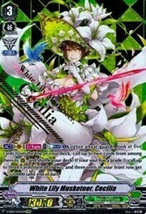White Lily Musketeer, Cecilia [V Format] Card Front