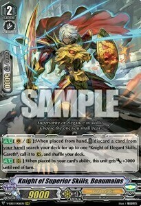 Knight of Superior Skills, Beaumains [V Format] Card Front