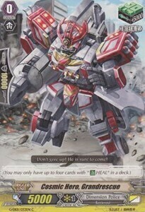 Cosmic Hero, Grandrescue Card Front