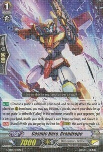 Cosmic Hero, Grandrope Card Front