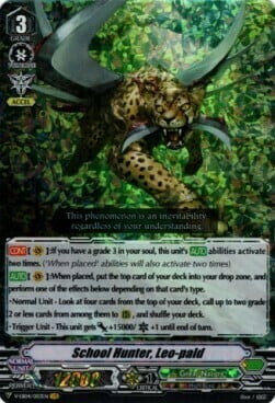 School Hunter, Leo-pald Card Front