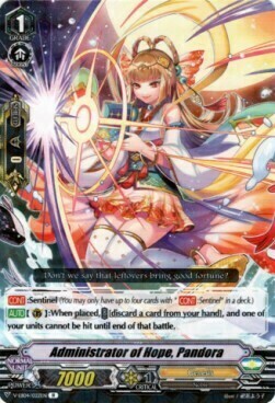 Administrator of Hope, Pandora [V Format] Card Front