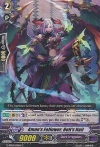 Amon's Follower, Hell's Nail [G Format] Card Front