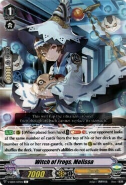 Witch of Frogs, Melissa Card Front