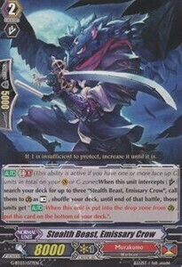 Stealth Beast, Emissary Crow [G Format] Card Front