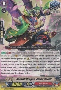 Stealth Dragon, Hiden Scroll [G Format] Card Front