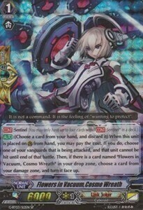 Flowers in Vacuum, Cosmo Wreath [G Format] Card Front