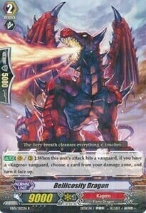 Bellicosity Dragon Card Front