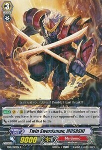 Twin Swordsman, MUSASHI Card Front