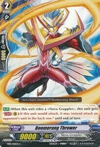 Boomerang Thrower Card Front