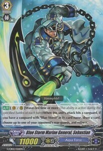 Blue Storm Marine General, Sebastian Card Front
