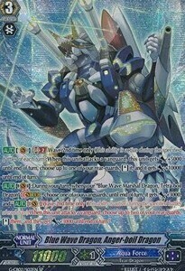 Blue Wave Dragon, Anger-boil Dragon Card Front