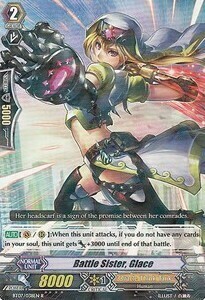 Battle Sister, Glace Card Front