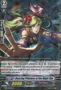 Dancing Princess of the Night Sky Card Front