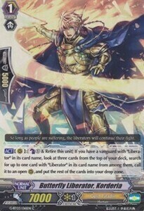 Butterfly Liberator, Korderia [G Format] Card Front