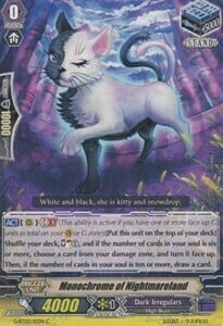 Monochrome of Nightmareland [G Format] Card Front