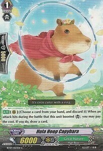 Hula Hoop Capybara Card Front