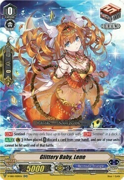 Glittery Baby, Lene [V Format] Card Front