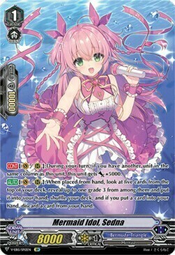 Mermaid Idol, Sedna Card Front