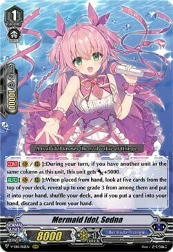 Mermaid Idol, Sedna [V Format] Card Front