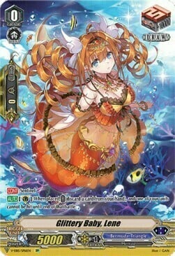 Glittery Baby, Lene Card Front