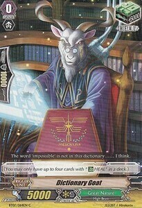 Dictionary Goat Card Front
