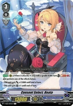 Consent Select, Beata [V Format] Card Front
