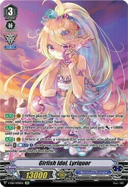 Girlish Idol, Lyriquor [V Format] Card Front