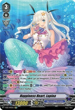 Happiness Heart, Lupina Card Front