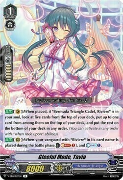 Gleeful Mode, Tavia [V Format] Card Front