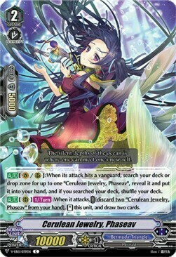 Cerulean Jewelry, Phaseav [V Format] Card Front