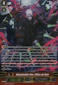 Abominable One, Gilles de Rais Card Front