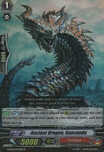 Ancient Dragon, Geoconda Card Front