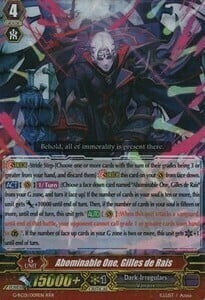Abominable One, Gilles de Rais [G Format] Card Front