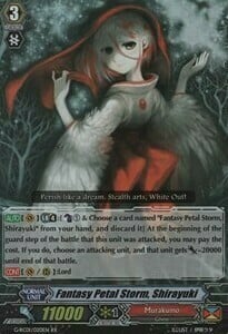 Fantasy Petal Storm, Shirayuki [G Format] Card Front