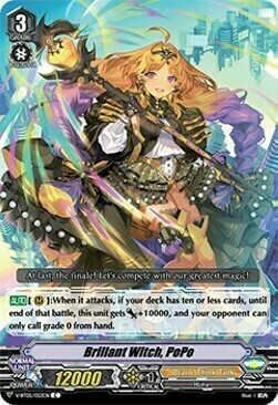 Brillant Witch, PoPo [V Format] Card Front