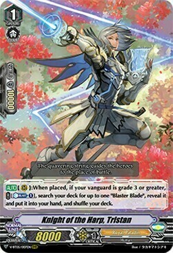 Knight of the Harp, Tristan [V Format] Card Front