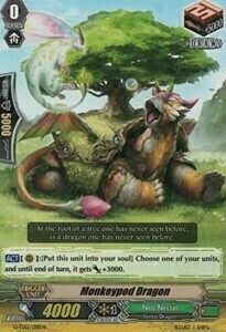 Monkeypod Dragon Card Front