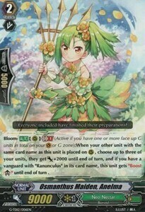 Osmanthus Maiden, Anelma Card Front