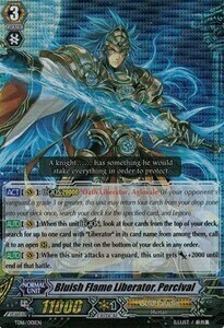 Bluish Flame Liberator, Percival Card Front