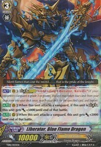 Liberator, Blue Flame Dragon Card Front