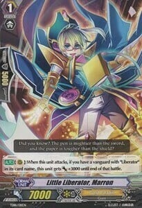 Little Liberator, Marron Card Front