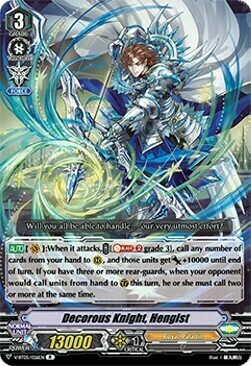 Decorous Knight, Hengist Card Front