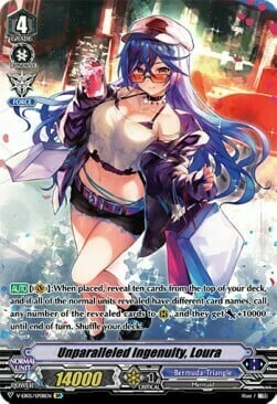 Unparalleled Ingenuity, Loura [V Format] Card Front